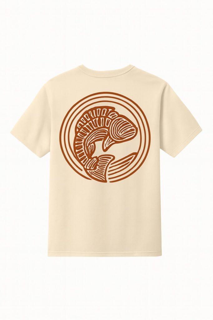 Ngurra Threads circular logo with Aboriginal-inspired design.