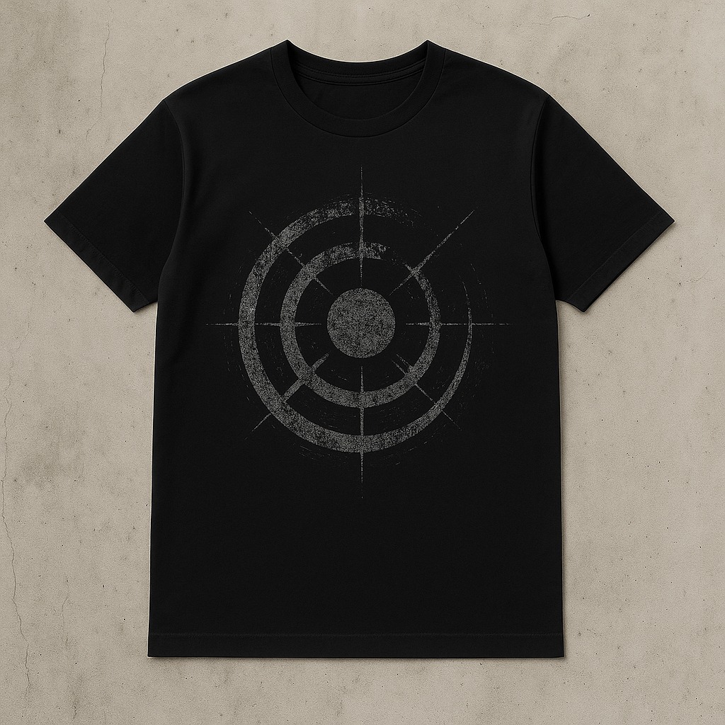 Voidcut dark art streetwear logo in abstract black ink design